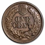 1865 Indian Head Cent Fancy 5 XF