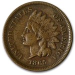 1865 Indian Head Cent VF