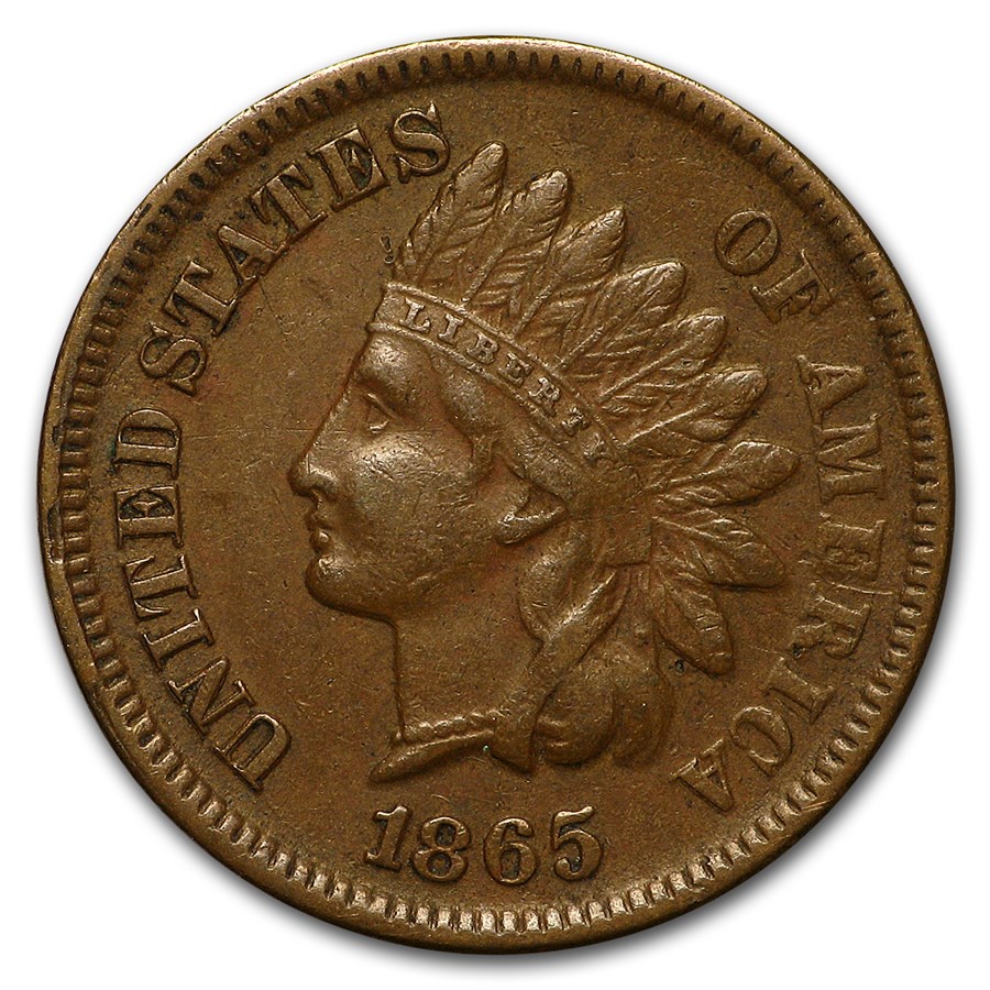 1865 Indian Head Cent XF
