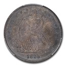 1865 Liberty Seated Half Dollar MS-66 PCGS
