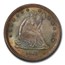 1865 Liberty Seated Quarter MS-66 PCGS
