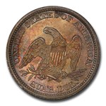 1865 Liberty Seated Quarter MS-66 PCGS