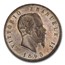1865-N Italy Silver 5 Lire Emanuele II MS-64 PCGS