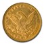 1865-S $10 Liberty Gold Eagle AU-55 NGC