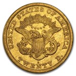 1865-S $20 Liberty Gold Double Eagle VF