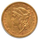 1865-S $20 Liberty Gold Double Eagle XF-45 PCGS