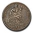 1865-S Liberty Seated Dime VF-35 PCGS