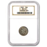 1865 Three Cent Nickel MS-62 NGC