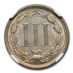 1865 Three Cent Nickel MS-66+ NGC