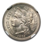 1865 Three Cent Nickel MS-67 NGC