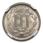 1865 Three Cent Nickel MS-67 NGC