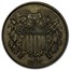 1865 Two Cent Piece AU