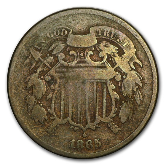 1865 Two Cent Piece Good (FS-002.7) 1865 Two Cent Piece Good (FS-002.7)