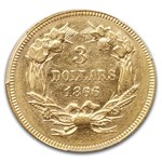 1866 $1 Indian Head Gold AU-55 PCGS