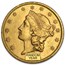 1866-1876 $20 Liberty Gold Double Eagle Type 2 AU