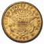 1866-1876 $20 Liberty Gold Double Eagle Type 2 VF