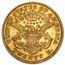 1866-1876 $20 Liberty Gold Double Eagle Type 2 XF