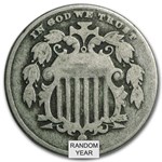 1866-1883 Shield Nickel Avg Circ