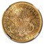 1866 $20 Liberty Gold Double Eagle AU-55 NGC (w/Motto)
