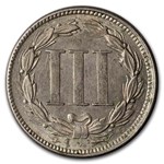 1866 3 Cent Nickel BU