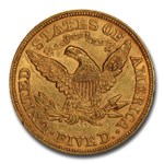 1866 $5 Liberty Gold Half Eagle MS-61 PCGS (Motto)