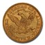 1866 $5 Liberty Gold Half Eagle MS-61 PCGS (Motto)