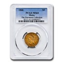 1866 $5 Liberty Gold Half Eagle MS-61 PCGS (Motto)