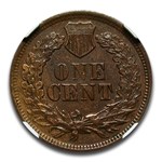 1866 Indian Head Cent AU-58 NGC (Brown)