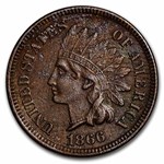 1866 Indian Head Cent AU Details
