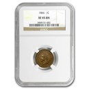 1866 Indian Head Cent XF-45 NGC