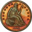 1866 Liberty Seated Dollar Pattern PR-65+ PCGS CAC (Brown, J-541)