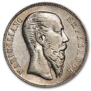 1866-M Mexico Silver 50 Centavos VF Details 1866-M Mexico Silver 50 Centavos VF Details