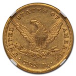 1866-S $10 Liberty Gold Eagle AU-55 NGC (No Motto)