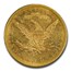 1866-S $10 Liberty Gold Eagle AU-55+ PCGS (Motto)
