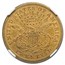 1866-S $20 Liberty Gold Double Eagle w/Motto AU-55 NGC CAC