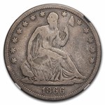 1866-S Liberty Seated Half Dollar VG-10 NGC (No Motto)