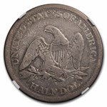 1866-S Liberty Seated Half Dollar VG-10 NGC (No Motto)