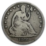 1866-S Liberty Seated Half Dollar VG-8 PCGS (No Motto)