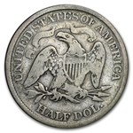 1866-S Liberty Seated Half Dollar VG