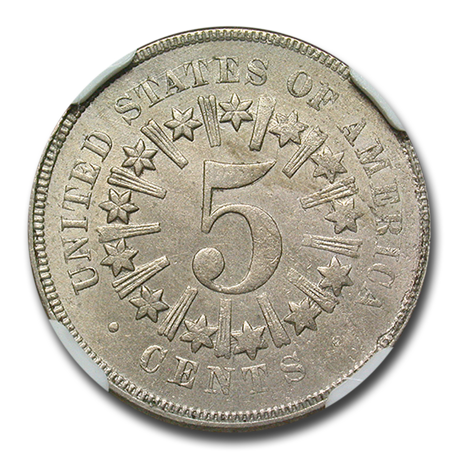 Buy 1866 Shield Nickel MS-62 NGC (Rays) | APMEX