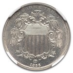 1866 Shield Nickel MS-66+ NGC