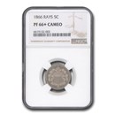 1866 Shield Nickel PF-66 Cameo+ NGC