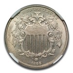 1866 Shield Nickel w/Rays MS-65 NGC