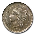 1866 Three Cent Nickel MS-65 NGC