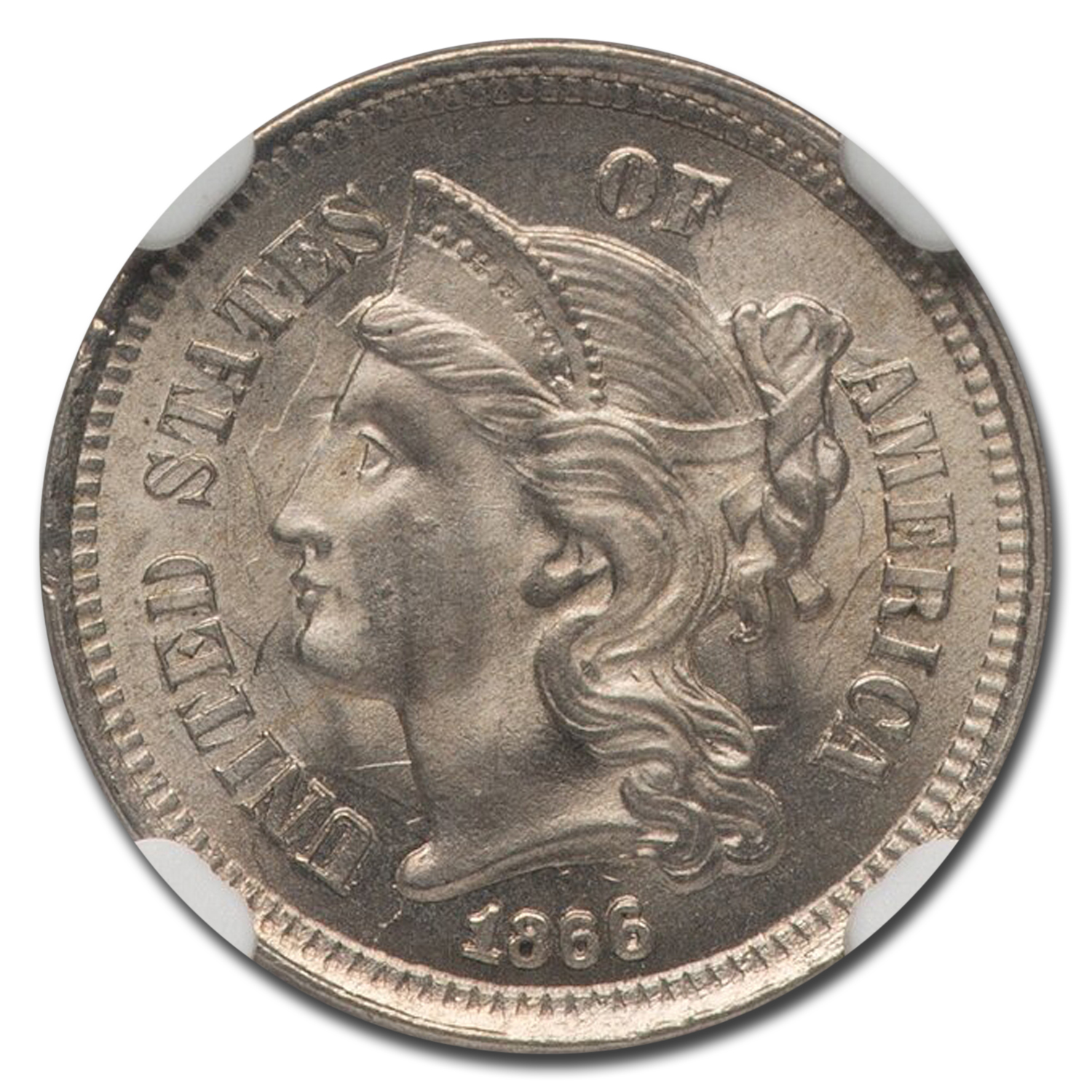 1866 (None) Phil Three Cent Nickel Value | - APMEX