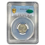 1866 Three Cent Nickel MS-66 PCGS CAC