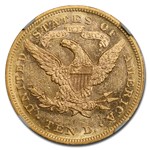 1867 $10 Liberty Gold Eagle MS-60 NGC