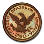 1867 $2.50 Liberty Quarter Eagle Pat. PR-66 PCGS CAC (BN, J-595)
