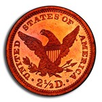 1867 $2.50 Liberty Quarter Eagle Pattern PR-65 PCGS (Red, J-595)