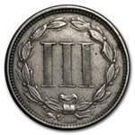 1867 3 Cent Nickel XF